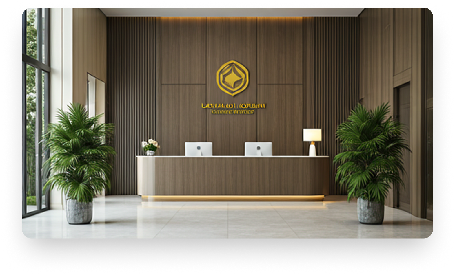 Lobby Bangunan Hunian